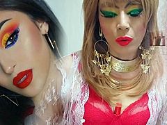 sissy pornstar niclo sexy makeup sexiest2