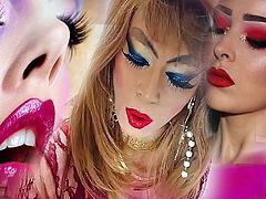 sissy pornstar niclo hot makeup with makeup models