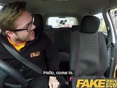 Fake Driving School Big tits learner ends lesson with anal