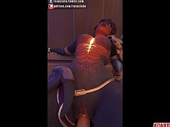 Big boobs 3D heroes drilled in the pussy compilation