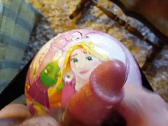 Cumplay Dick Slapping Barbie Ball