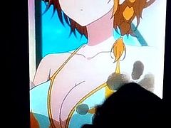 Sexy anime girl Cum tribute