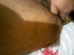 Gf's prostate massage during blowjob