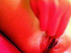 Small tit redhead vibrator masterbate