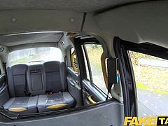 Fake Taxi Butt plug & cock stretch hot babe Valerie Fox