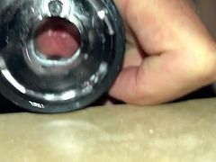 Huge load inside my fleshlight