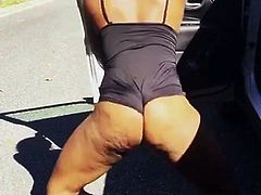 Twerking by the Car