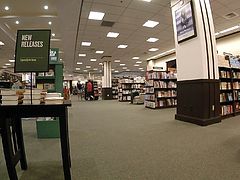 Lara showing off in B&N