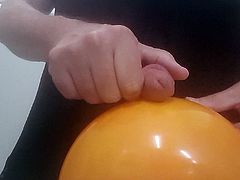 Happy Halloween, Here's a big cum on an orange playball