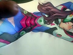 D.VA (Overwatch) Mousepad Cum Tribute