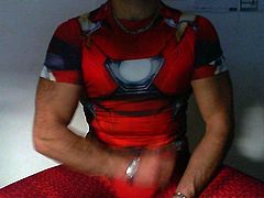 Lycra muscle worship