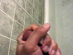 Shooting Cum in the Shower