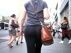 Compilation Of Voyeur Asses - NYC - Yoga and Jeans