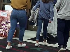 Sexy Asses on These Costume Shop Teens