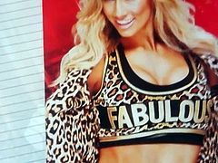 WWE Carmella CumTribute