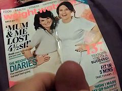 Cumming on a Weight Watchers Magazine