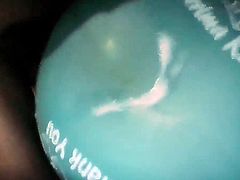 Balloon humping orgasm + cum