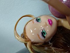 Masturbation on Winx doll