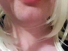 Sissy self fucking and tasting own ass juices