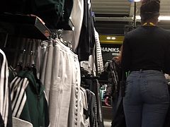 Hot Jeans Ass Store Worker (Ebony)