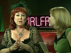 Mature lesbian talk show with Madison Young and Annie Sprinkle