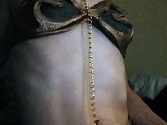 Femboy Crossdresser In Bikini Belly Button Fuck