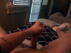 Big dick edging Cumshot