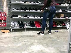 Light skin Ebony milf with nice ass shopping