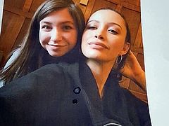 Christian Serratos and Katelyn Nacon hot Cum Tribute