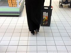 Hijab big ass heels