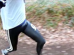 latex running tights