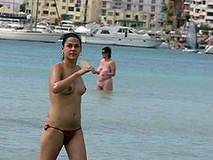Ibiza Topless babe