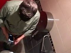 caught arab jerk off in the toilet