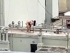 fucking on the rooftop