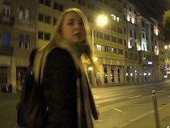 GERMAN SCOUT - COLLEGE TEEN AMARIS FUCKED AT STREET CASTING