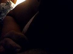 Fat barfly sucking my cock
