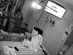 Bedroom mexican guy fuck his wife on IPCAM CCTV