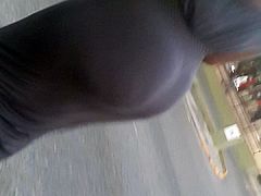 Big Ass Wobble No Panties Walking