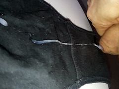 Cum on mother in-laws stolen panties