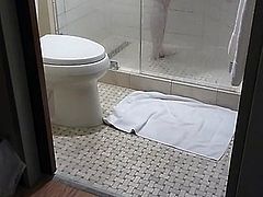 Wife Disney Hotel Shower