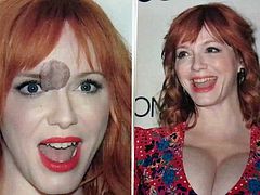 Christina Hendricks Cum tribute 10