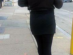 Thick ass in thin skirt best candid