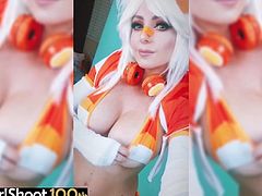 Jessica Nigri Cum Tribute #20 (100th VIDEO) Collab.Reizo