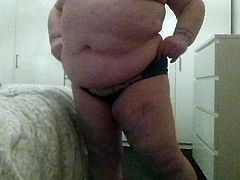 Me doing a wee striptease before bed