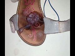 Cum the little girls sandals