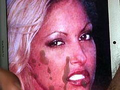 wwe diva trish stratus gets blasted with lots of jizz