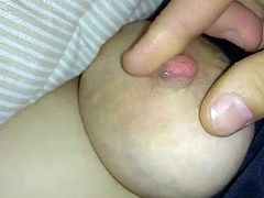 milking wife s huge nipple