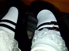 Double strap heels