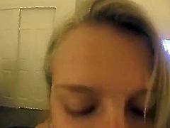 20yr old Kimberly swallowing cum from boyfriend