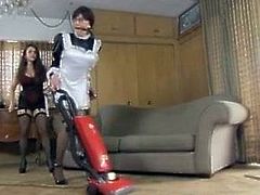 Sissy Maid Cleaning